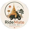 RideMate Chiang Mai scooter and motorbike rental logo